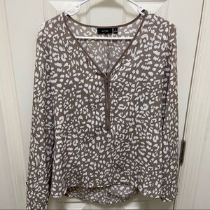 Apt. 9 Cheetah Blouse